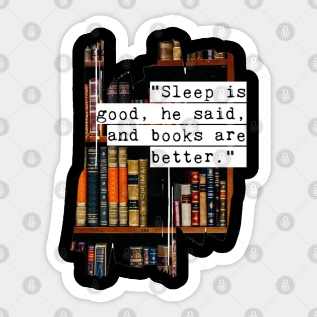 Book quote Sticker by reesea